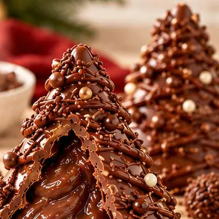 Árvore recheada de brigadeiro